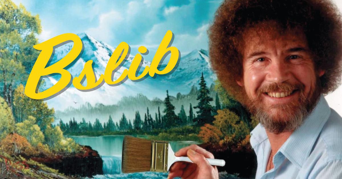 A picture of Bob Ross