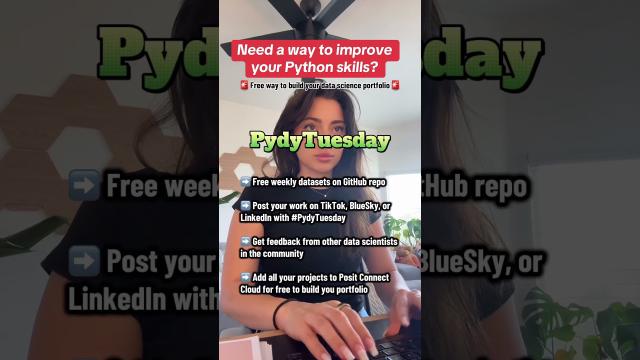🚨LEVEL UP your Python Skills with this WEEKLY Project #datascience #codingforbeginners #pydytuesday
