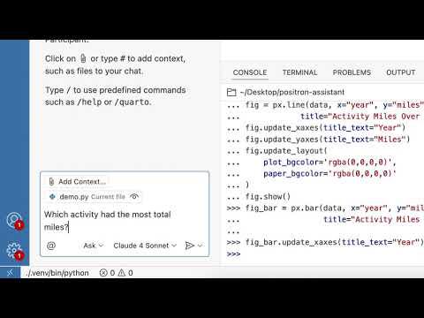What can you do with Positron Assistant?
